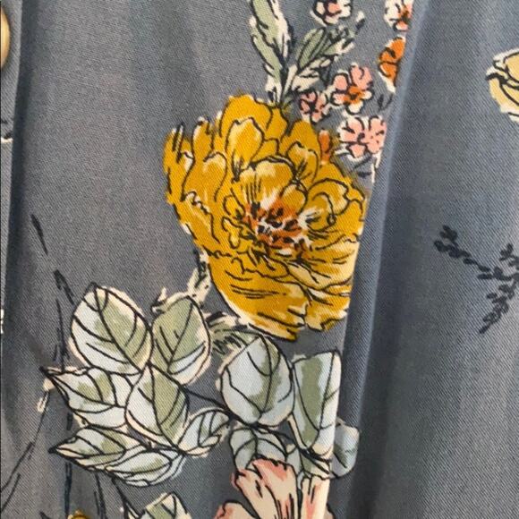 Band of Gypsies women’s XS floral print jumpsuit - Picture 3 of 6